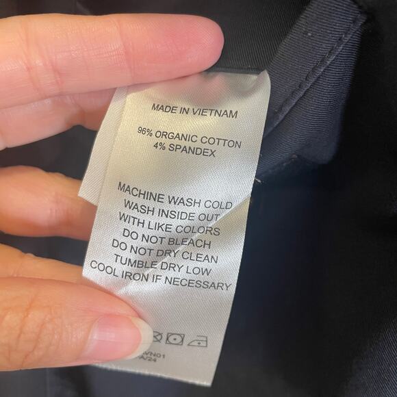 Quince Mens Organic Cotton Stretch Blazer in Charcoal Career Pockets NWT M - Picture 5 of 6